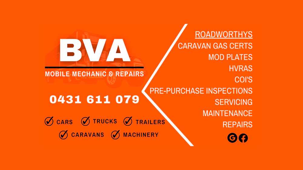 BVA Mobile Mechanic and Repairs Mobile Mechanic Caboolture